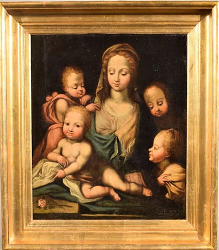 Madonna col Bambino ed Angeli (La Carità)